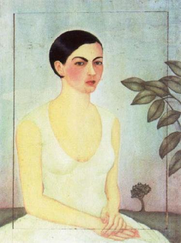 Frida Kahlo dama de blanco china oil painting image